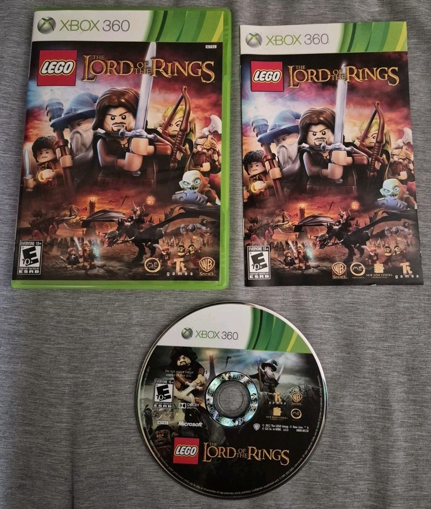 LEGO The Lord of the Rings (Microsoft Xbox 360, 2012) CIB