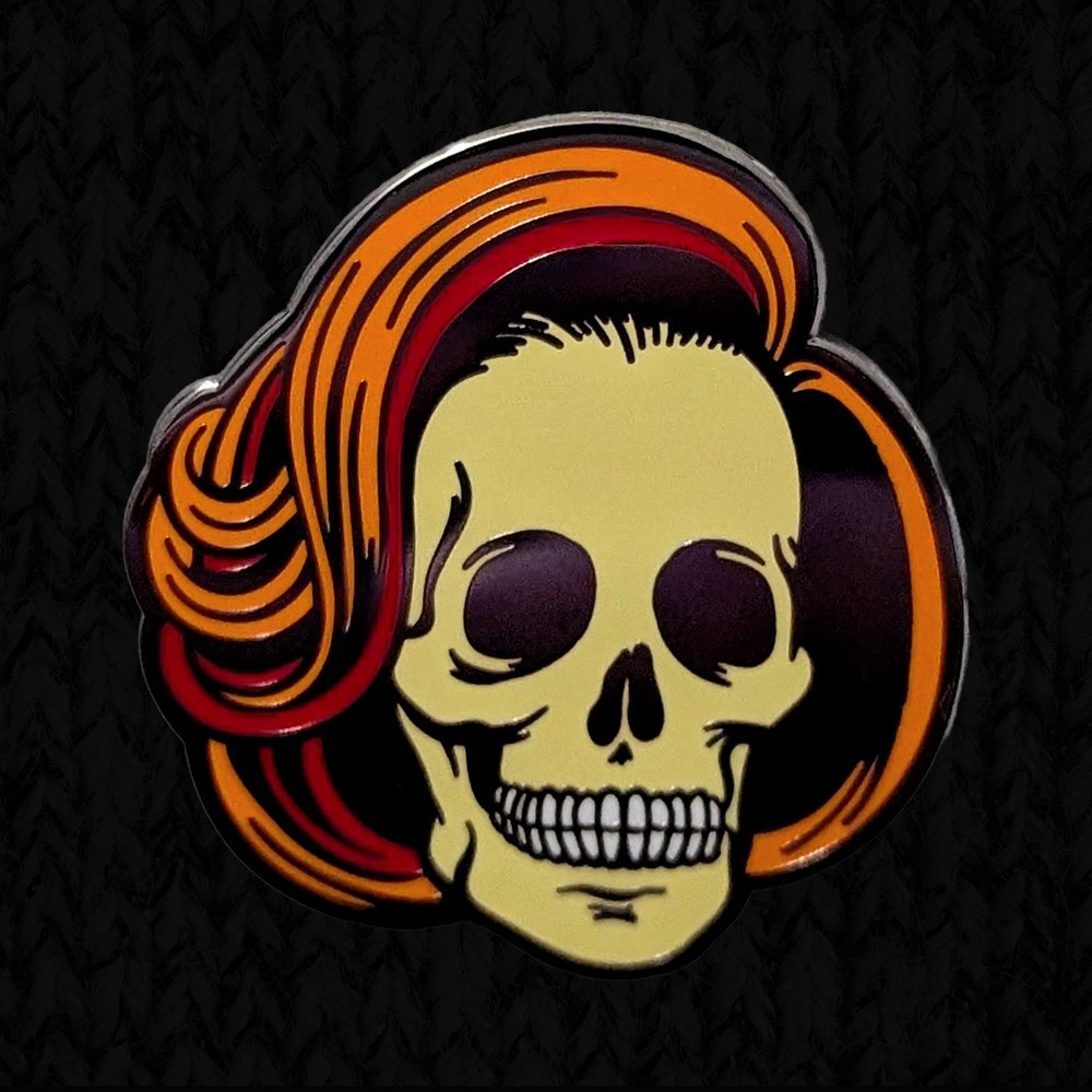 Creepy Co Dana Skully X Files Sci Fi Horror Art Enamel Pin