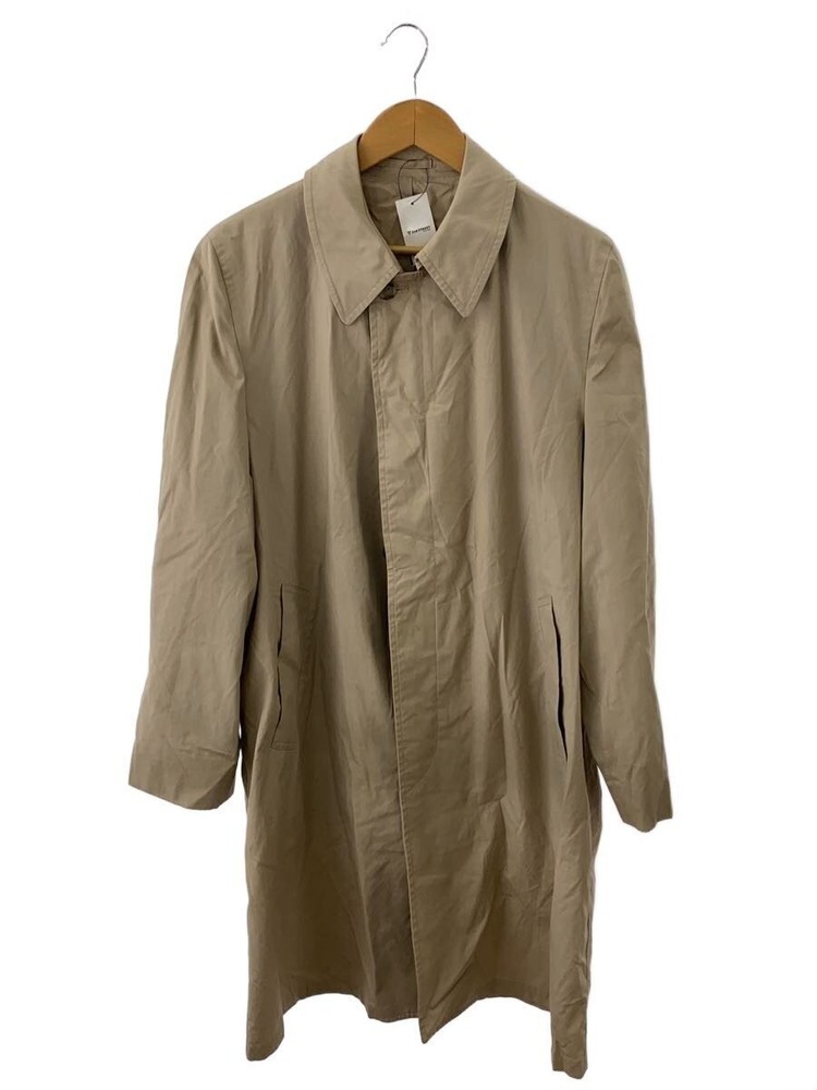 London Fog Trench Coat/40/Cotton/Beg/Plain 50301