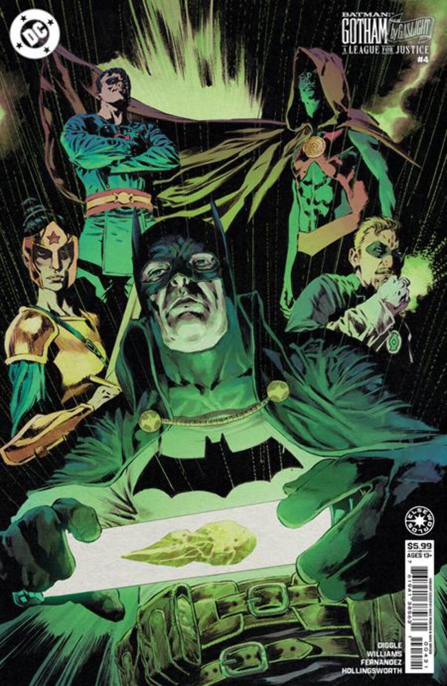 Batman Gotham By Gaslight A League For Justice #4 (Of 6) Cvr C Mike Perkins Card