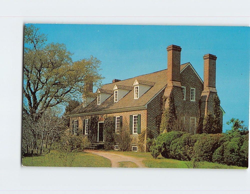 Postcard Memorial House George Washington Birthplace Virginia USA