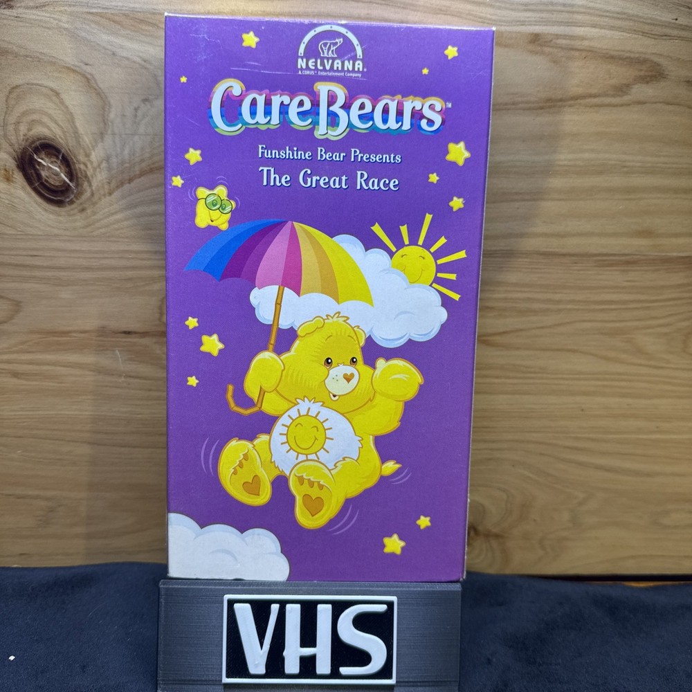 Care Bears The Great Race VHS * Buy 2 Get 1 Free - Bundle Shipping Discount