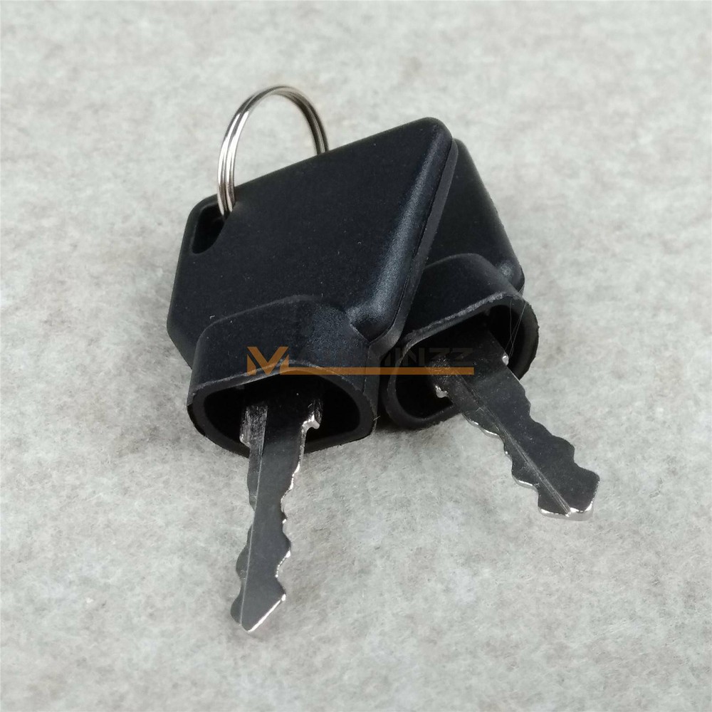 New 2pcs 70145501 Ignition Keys for JCB Parts 3CX Excavator