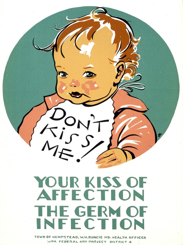 Don't Kiss me Federal WAP Project Poster. Fine Graphic Art. Interior Design 2124