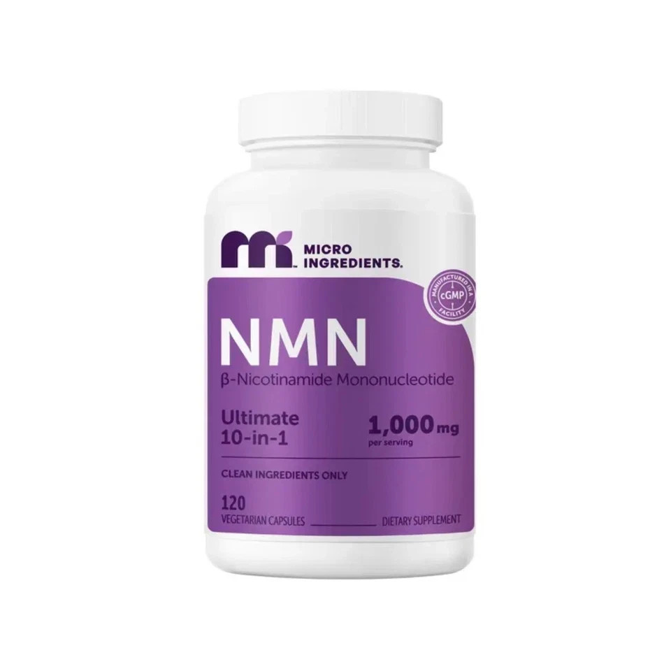 NEW Micro Ingredients NMN Complex 1000mg 10-in-1 | NAD+ Booster with Resveratrol