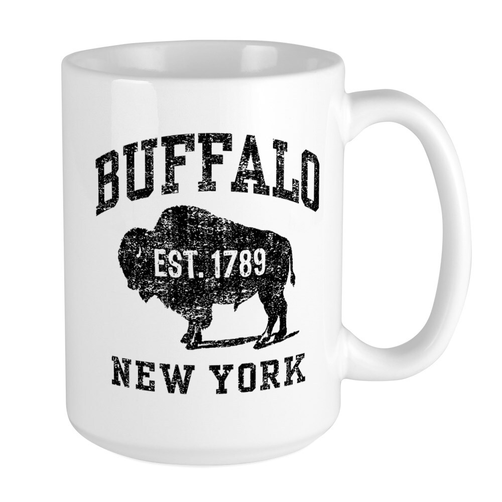 CafePress Buffalo New York Coffee Mug, Large 15 oz. White Coffee Cup (571895701)