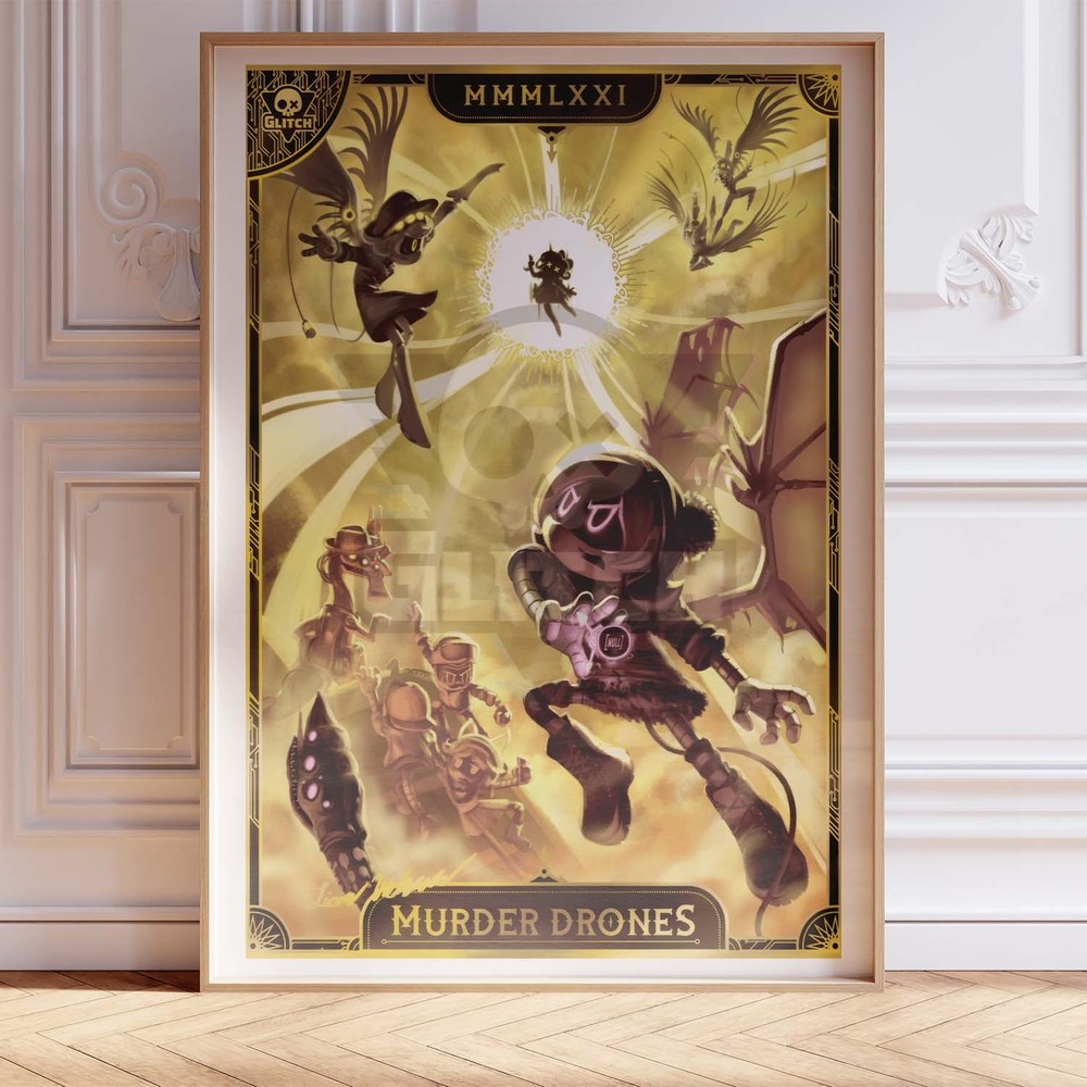 Murder Drones Poster Wall Art A0 Large Print Decor Anime
