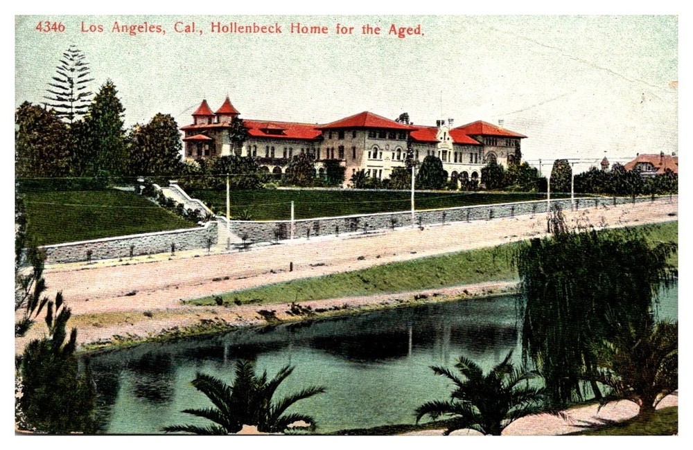 c1910 Hollenbeck Home For The Aged Los Angeles California Vintage Postcard