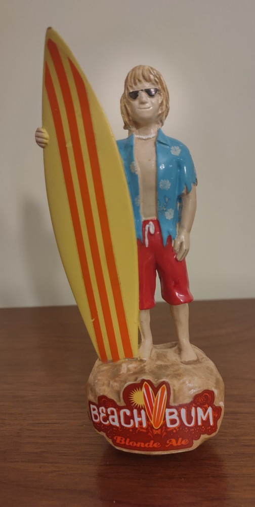 BEACH BUM BLONDE SUMMER ALE DRAFT BEER TAP HANDLE ANHEUSER BUSCH SEASONAL