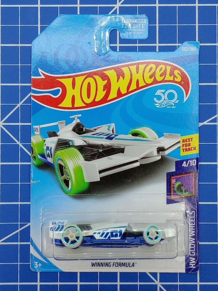 Winning Formula 2018 HOT WHEELS Factory Set HW Glow Wheels 4/10 332/365