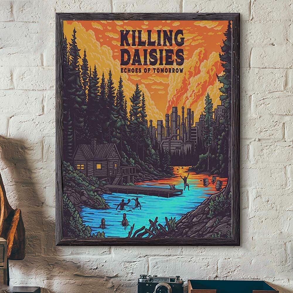 Killing Daisies Echoes Of Tomorrow Album Cover Art Poster for Home Decor No Frame