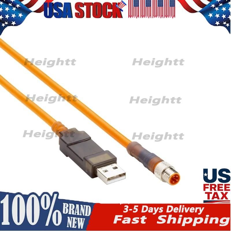 SICK DSL-8U04G02M025KM1 USB Configuration Cable to PC M8x4-pin USB-A USB Plug