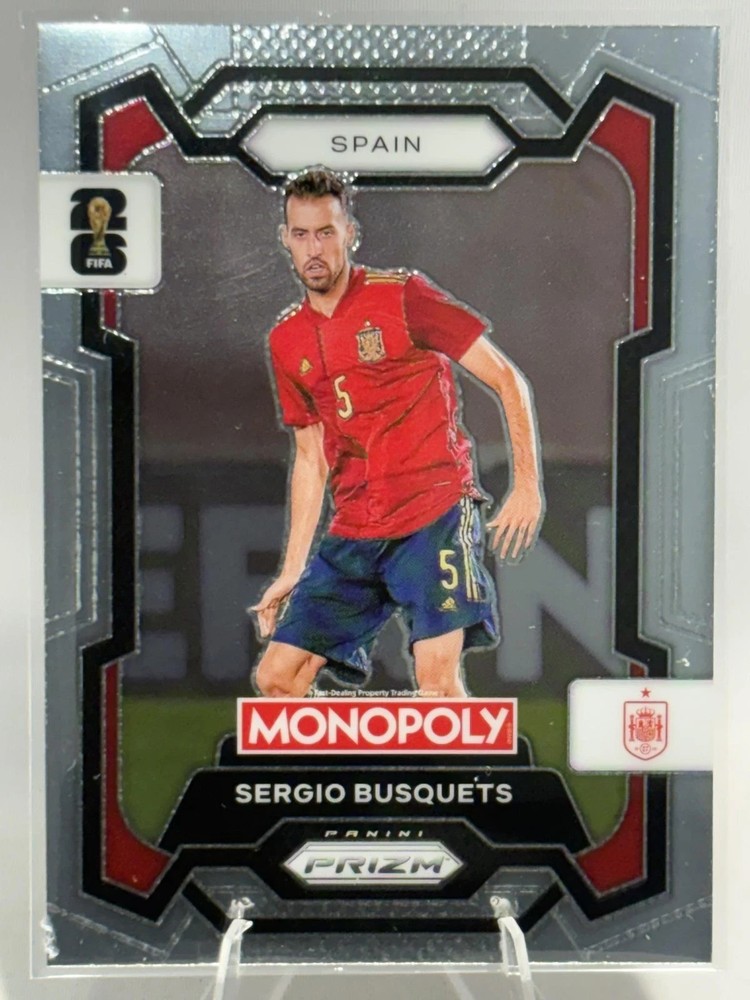 2026 Panini Monopoly Prizm FIFA World Cup #45 Sergio Busquets
