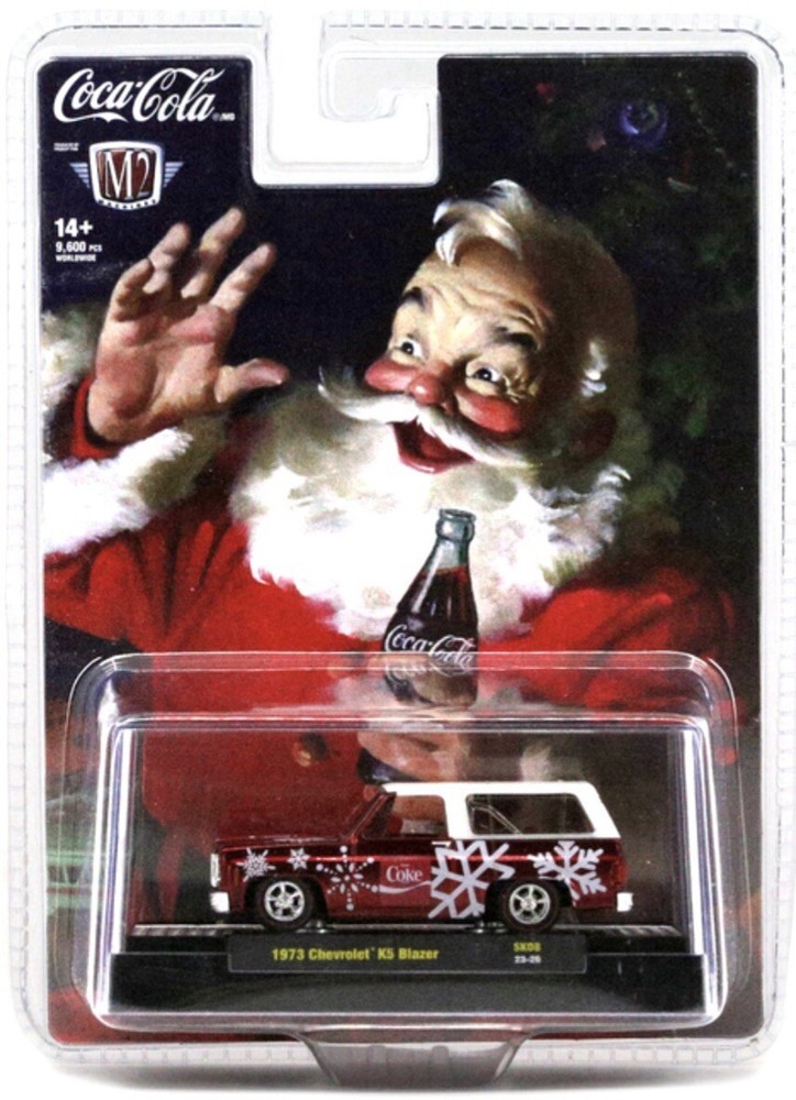 M2 MACHINES 2023 CHRISTMAS 1973 CHEVY K5 BLAZER SQUAREBODY COCA-COLA