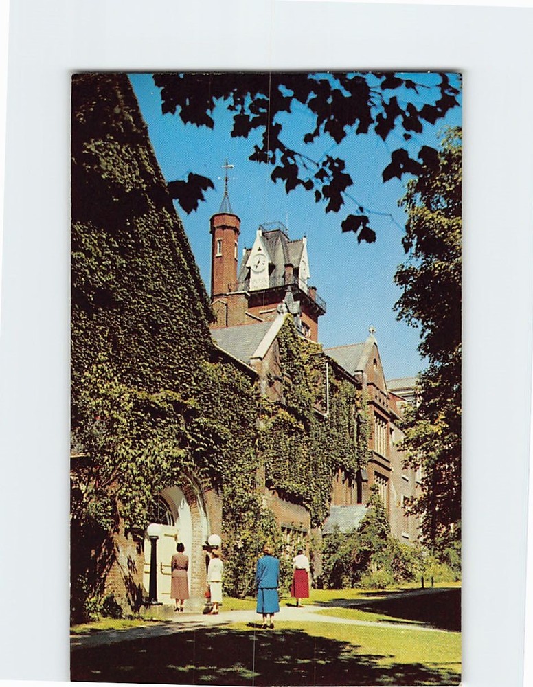 Postcard Old Main And Commencement Hall Bethany College Bethany WV USA