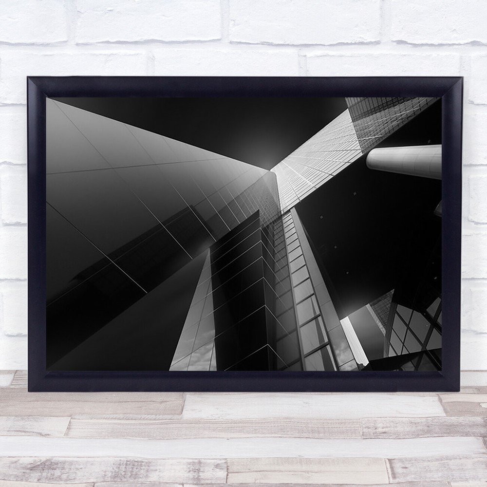 Architecture Urban Perspective Modern Netherlands Geometry Wall Art Print
