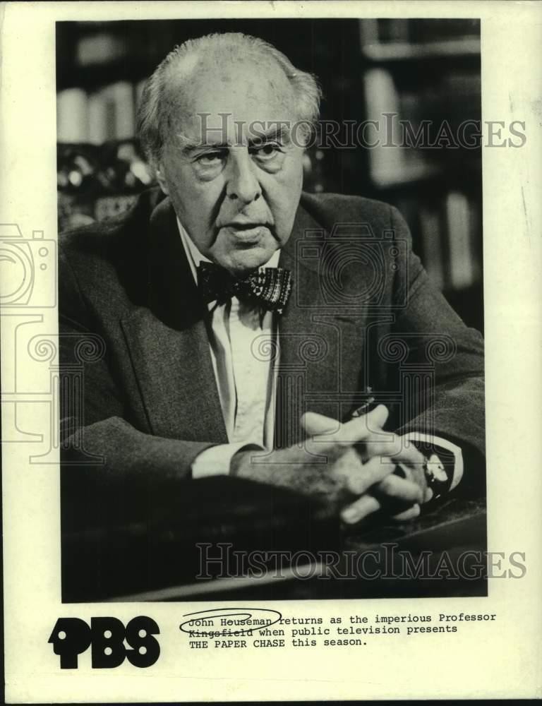 1981 Press Photo Actor John Houseman in 