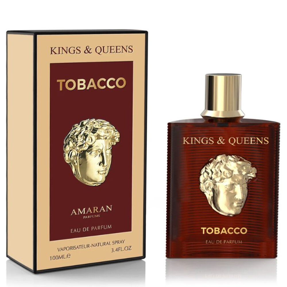 Amaran Kings & Queens Tobacco EDP Perfume Fragrance Spray for Unisex 100 ML