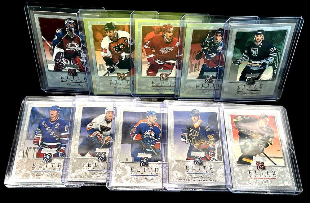 1996-97 Donruss Hockey Elite Series Complete 10 Card Insert Set Gretzky+ /10,000
