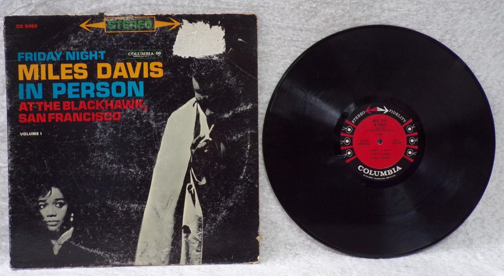Miles Davis In Person Friday Night 1961 Live Jazz Vinyl Record Columbia Cs 8469