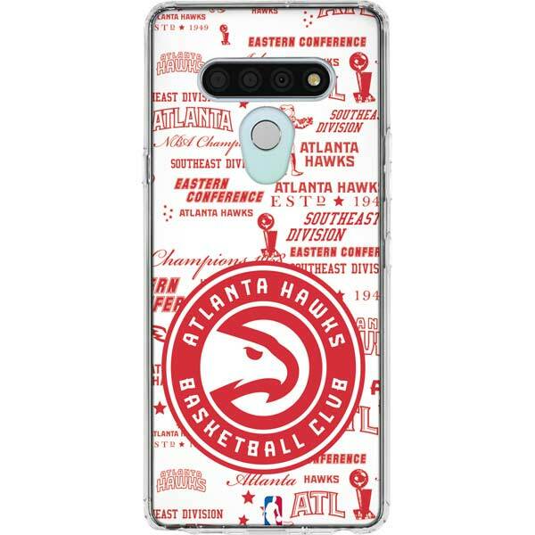 NBA Atlanta Hawks LG Stylo 6 Clear Case - Atlanta Hawks Blast
