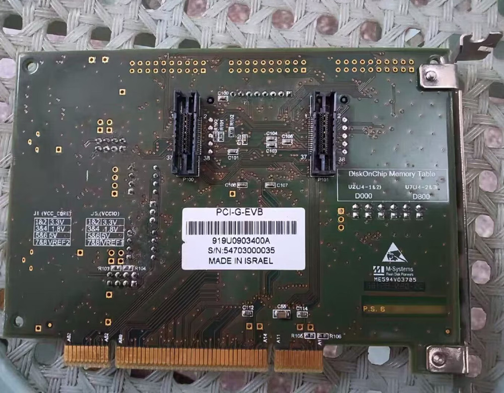 1Pcs Used PCI-G-EVB Have warranty (DHL or Fedex shipping)