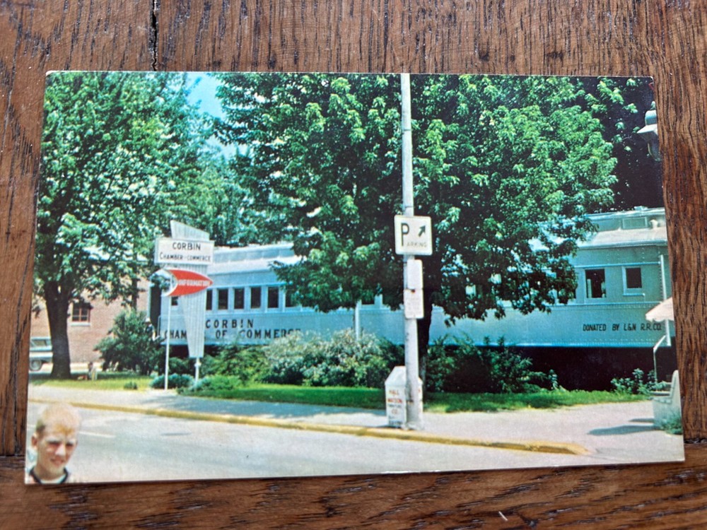 The Corbin Chamber of Commerce Corbin Kentucky Postcard