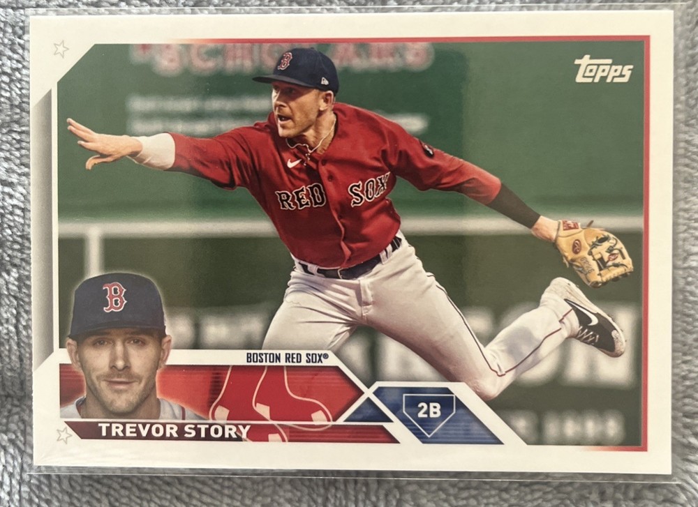 2023 Topps Series 1 Trevor Story Boston Red Sox Baseball Card #10