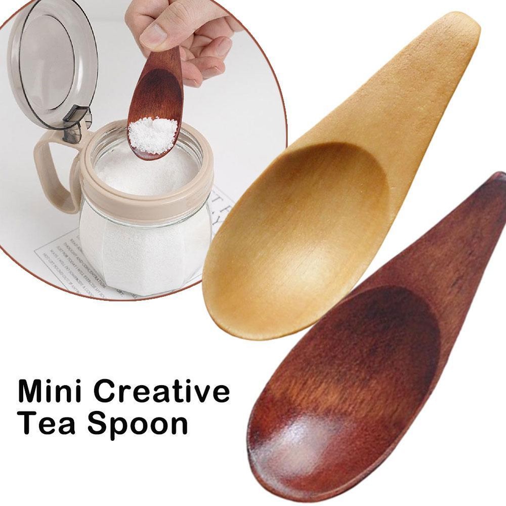 Kitchen Household Mini Spoons Wooden Spoons Kitchen Supplies Spoons New R3