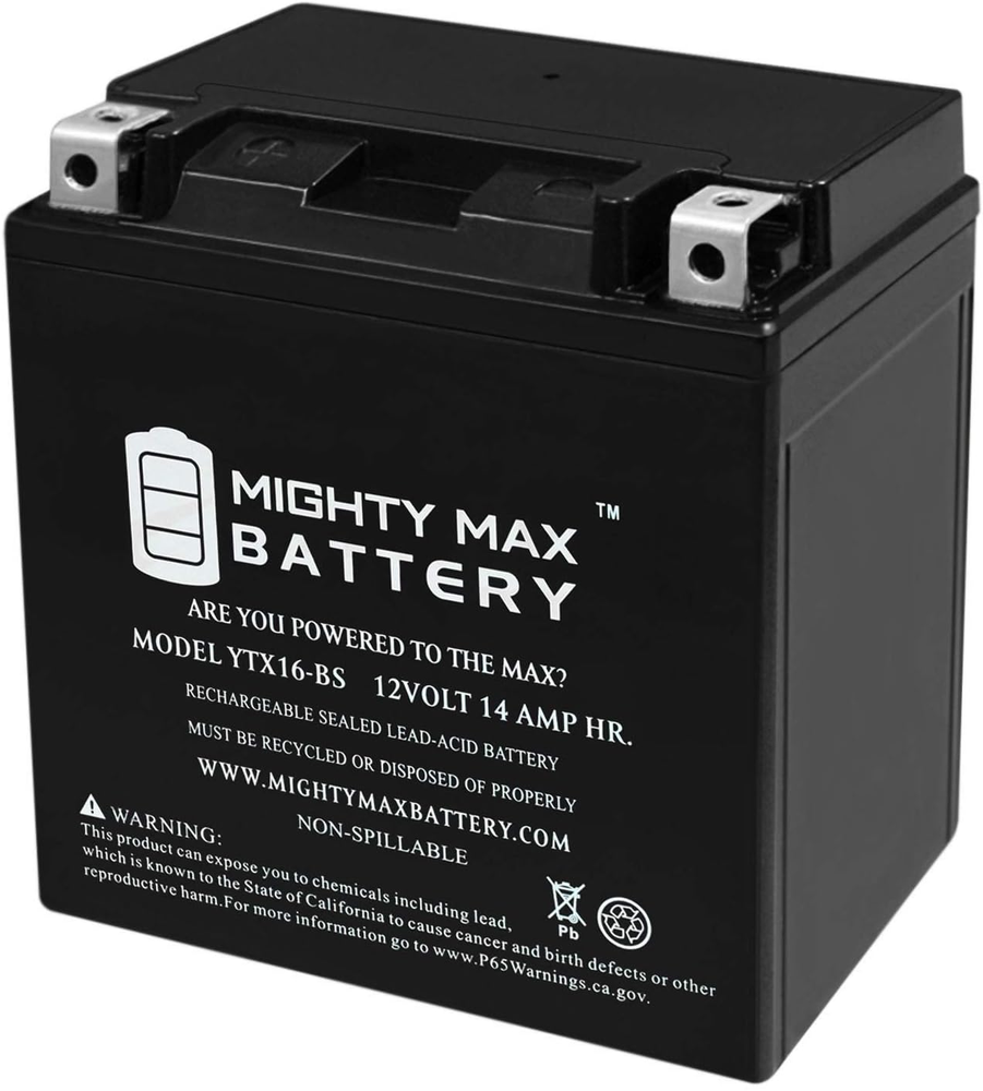 YTX16-BS 12V 14AH Battery for Suzuki 750Cc LT-A750X King Quad 2008