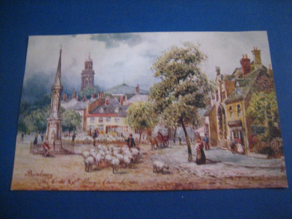 Antique Raphael Tuck Postcard Oilette Series Unposted Colorful Scrapbook Crafts
