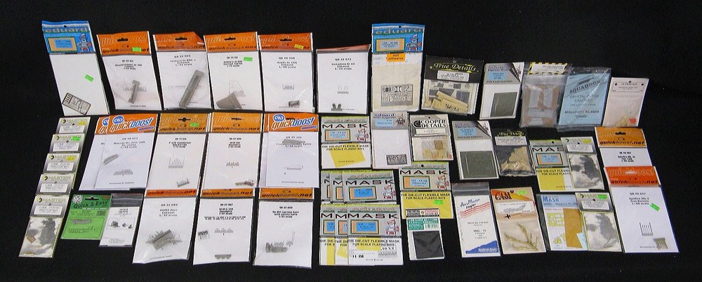 After Market Detail Sets & Masks For Aircraft Models All Scales!