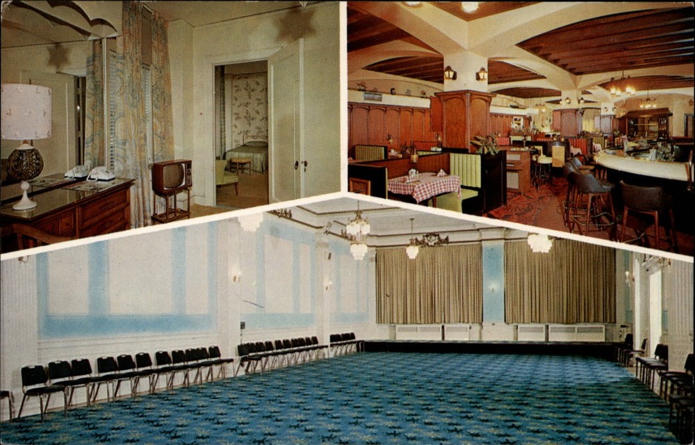New York Utica Hotel multiview ~ 1950s-60s vintage postcard sku999
