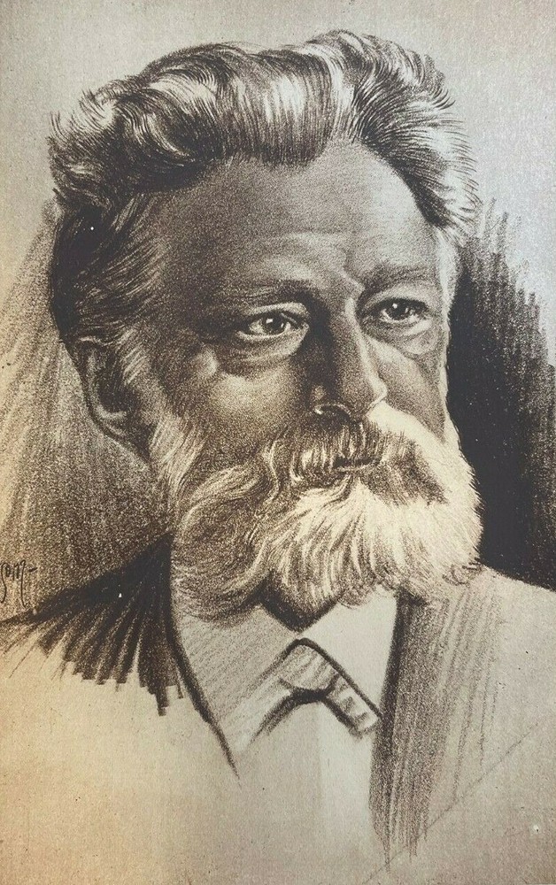 1915 Vintage Illustration German Philosopher Rudolf Christoph Eucken