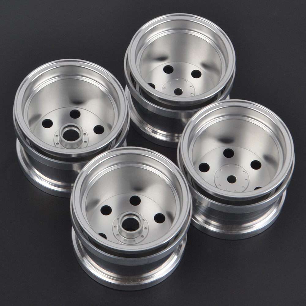 Aluminum Beadlock Wheels for Tamiya Blackfoot Monster Beetle Mud Blaster Vintage RC Truck