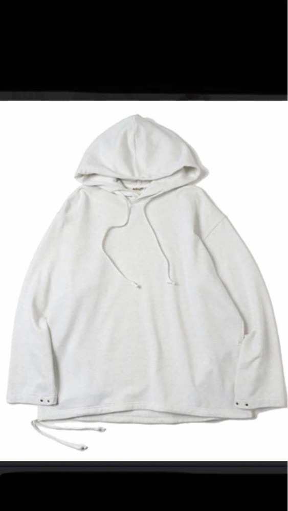 AURALEE LIGHT FLOWY SWEAT PARKA Gray L
