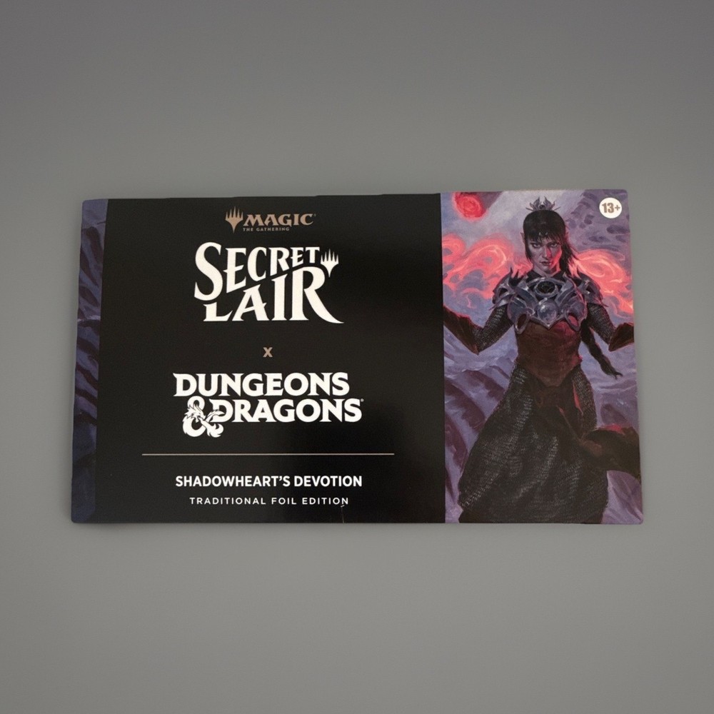 Magic: The Gathering Secret Lair D&D Shadowheart Foil Limited Edition Box