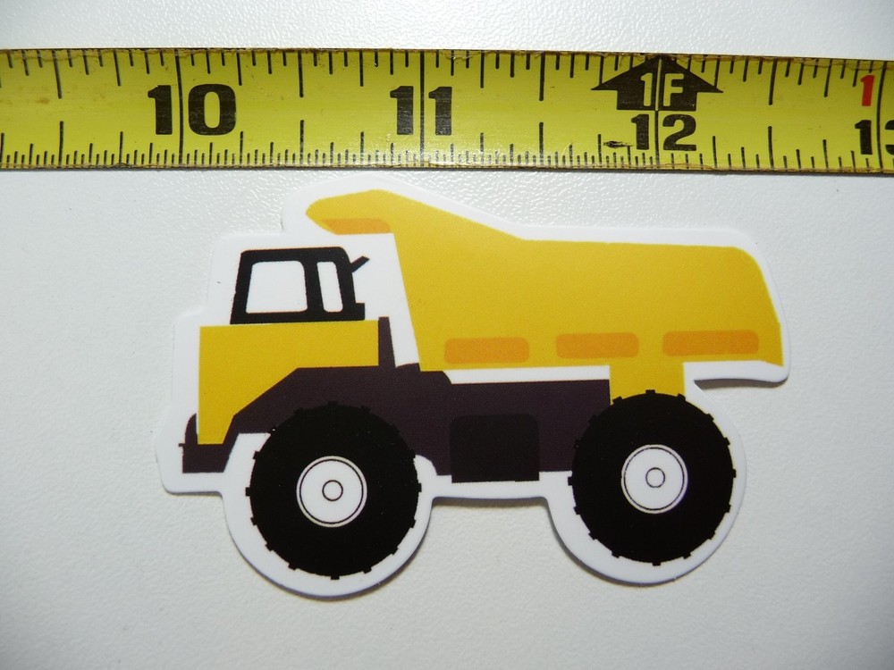 Kids Dump Truck Empty Decal Sticker for Heavy Equipment Construction