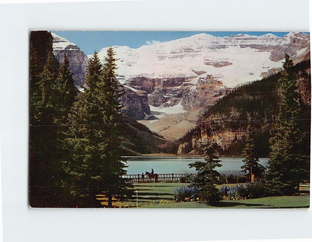 Postcard Lake Louise Banff National Park Alberta Canada