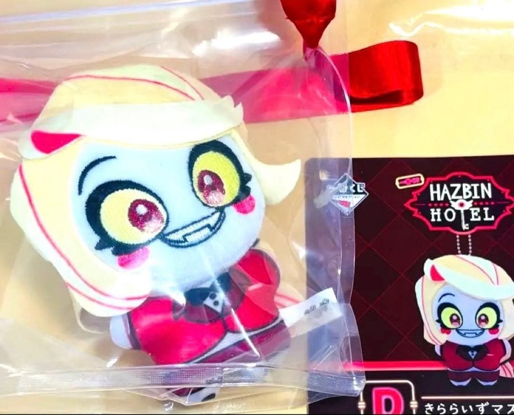 Hazbin Hotel Ichiban Kuji Prize D Kiraraiz Plush Mascot Charlie 10cm Japan NEW