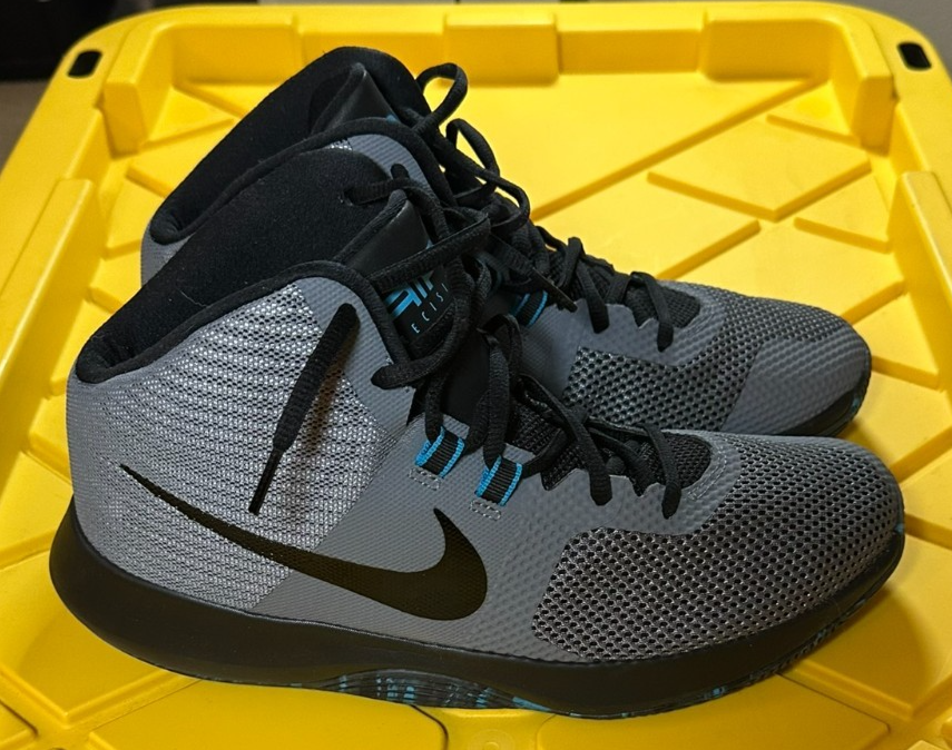 🔥 Nike Air Precision Wolf Grey 898455-005 Size 10🔥
