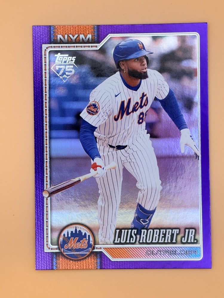Luis Robert Jr Purple Foil /250 2026 Topps Series 2 Mets #423
