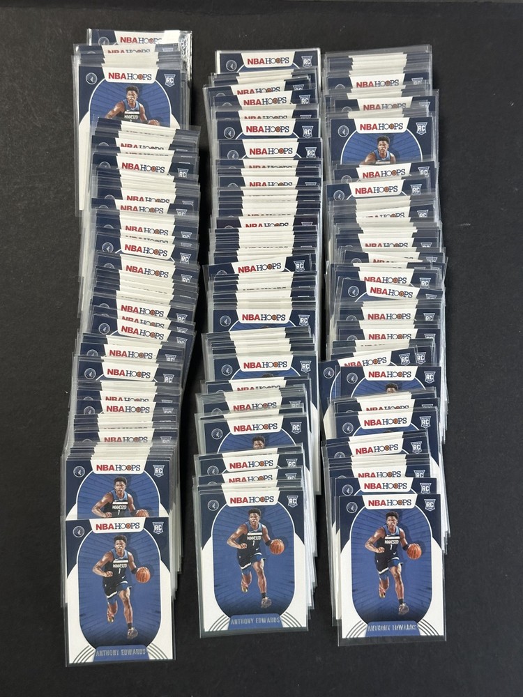 Lot of (335) 2020 Hoops #216 Anthony Edwards RC Rookie NM OR BETTERPROBSTEIN is actively accepting consignments !!