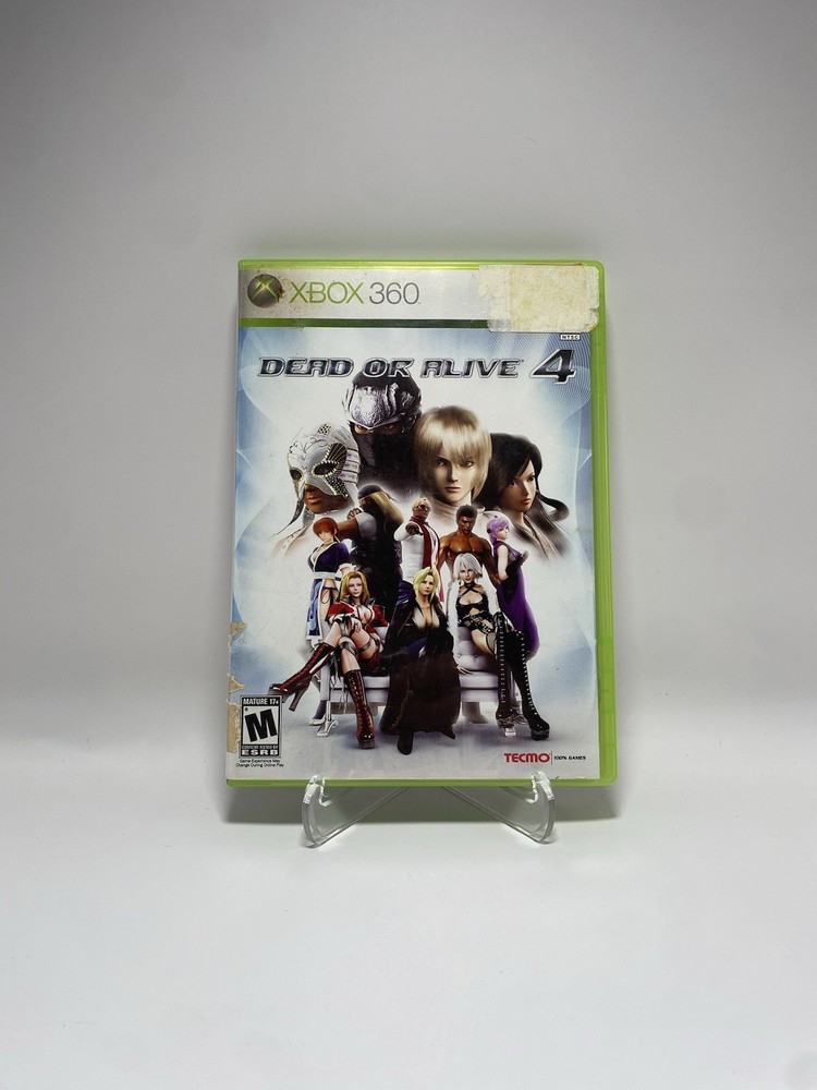 Dead or Alive 4 (Microsoft Xbox 360, 2005) Complete w/ Manual