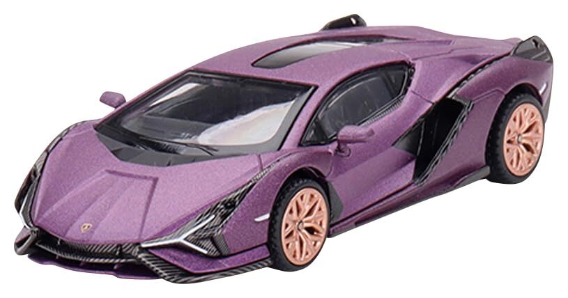 TrueScale Miniatures MINI GT 1/64 Lamborghini Sian FKP 37 SE30 Matte Viola