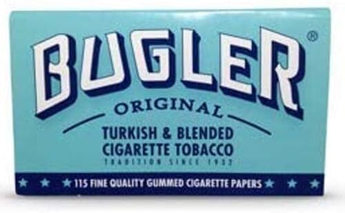Bugler Unflavored Rolling Papers 115 Leaves 10-Pack SW