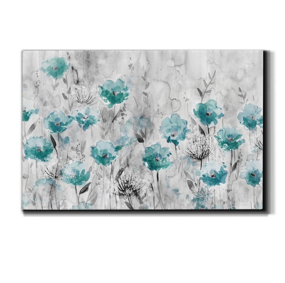Landscape Canvas Wall Art Abstract Floral Forest Modern Pictures Artwork Deco...-image