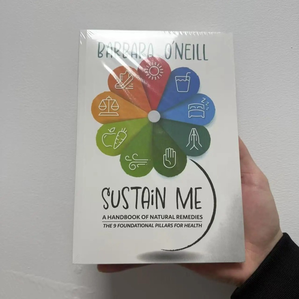 Sustain Me Book - Barbara O'Neill’s New Book Sealed In Hand - Free shipping Usa