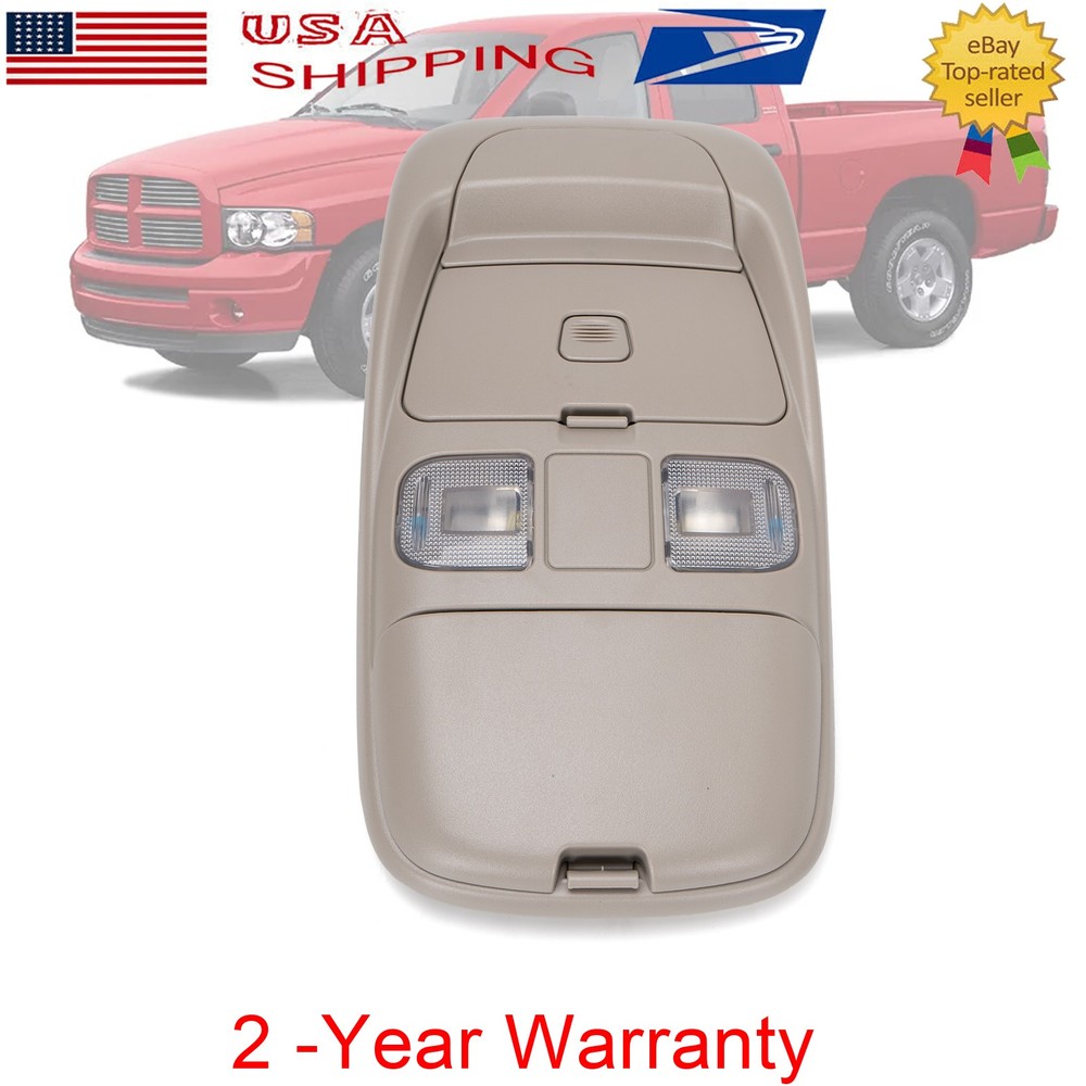 Overhead Console Dome Light Storage 55350657 For 1998-2002 Dodge Ram 1500 2500
