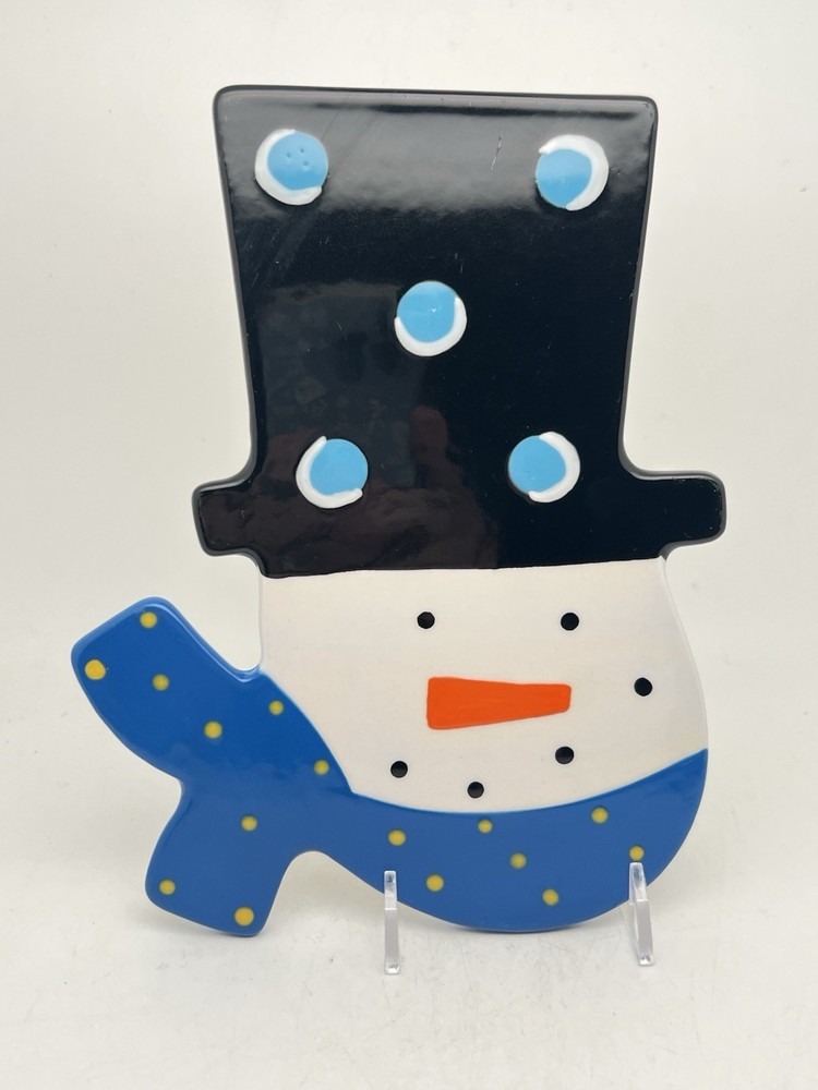 Coton Colors Happy Everything Large Attachment Snowman Winter Christmas Holiday